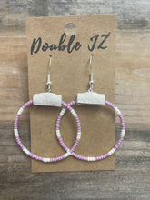 Load image into Gallery viewer, Spring Beaded Hoops
